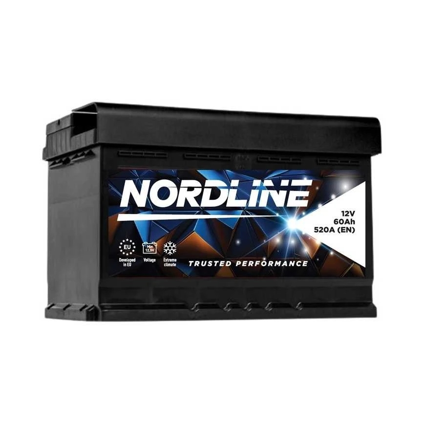 NORDLINE Battery 60AH 12V 520A 241X175X175