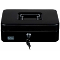 BLACK & DECKER Black Metal Box for Documents and Money BLACK & DECKER Black Metal Box for Documents and Money
