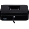 BLACK & DECKER Black Metal Box for Documents and Money BLACK & DECKER Black Metal Box for Documents and Money