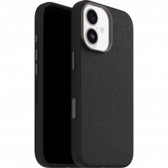 OtterBox Symmetry Cactus Leather aizsargapvalks, iPhone 17, Noir Ash