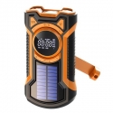 Xtorm Just in Case 5000 mAh avārijas radio ar saules paneļiem, melns/oranžs Xtorm Just in Case 5000 mAh avārijas radio ar saules paneļiem, melns/oranžs