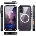 Oem Case for iPhone 17 Waterproof Shellbox DOT compatible with MagSafe black Oem Case for iPhone 17 Waterproof Shellbox DOT compatible with MagSafe black