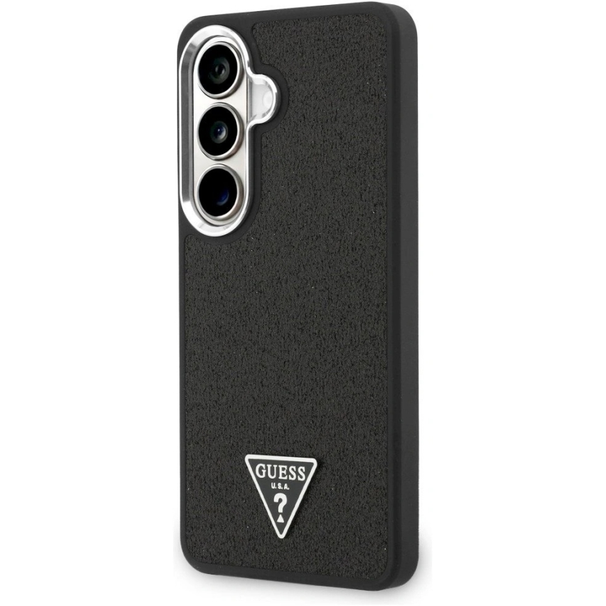 Dėklas Guess Fixed Glitter Triangle MagSafe Samsung Galaxy S26 Plus juodos spalvos – 3