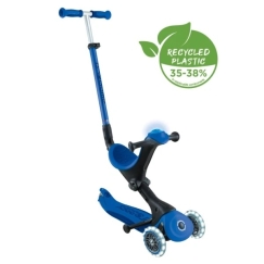 Самокат GLOBBER Go Up Deluxe Lights, тёмно-синий, 748-600