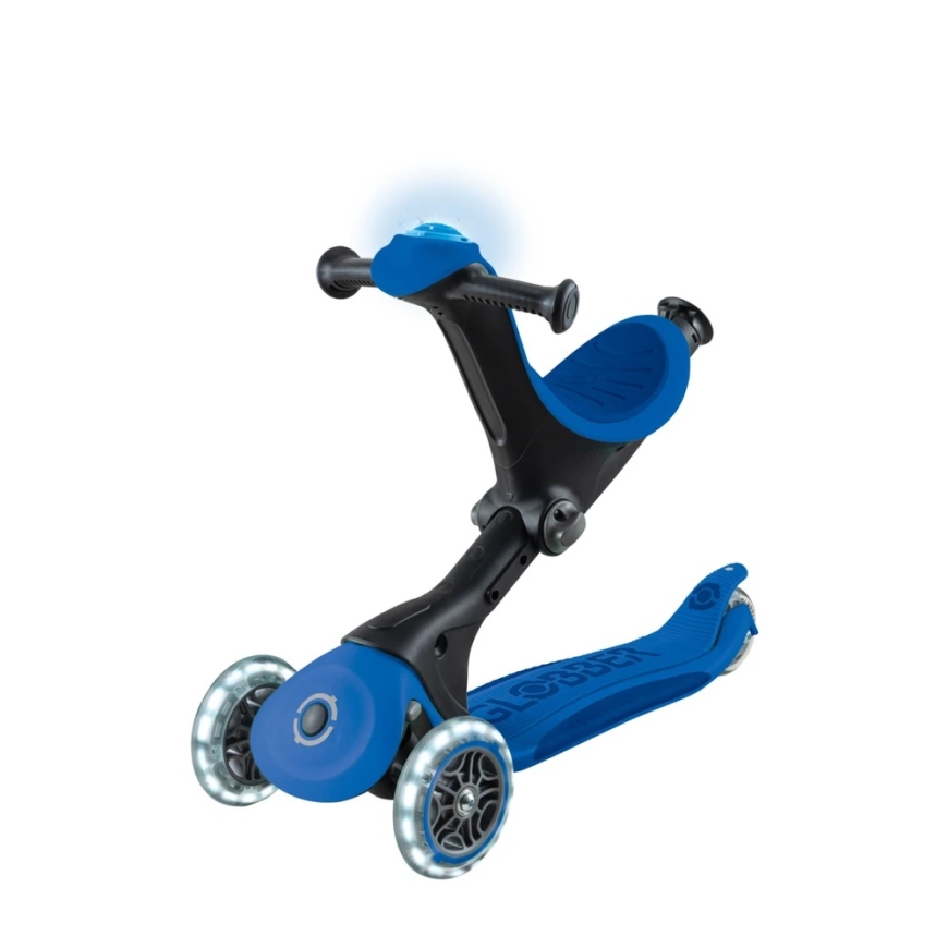 Самокат GLOBBER Go Up Deluxe Lights, тёмно-синий, 748-600 – 2