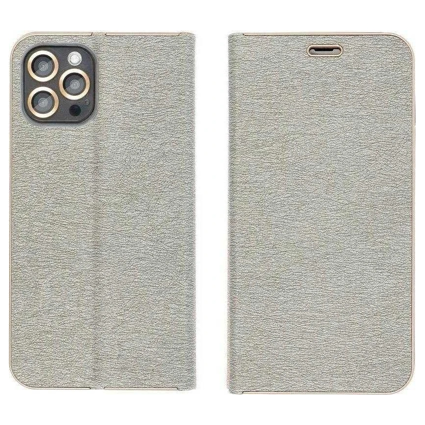Forcell Oem LUNA Book Gold vāks Samsung Galaxy A53 5G sudraba krāsā – 3