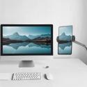 DESIRE2 Flex Arm tablet-teline 12,9", hopea DESIRE2 Flex Arm tablet-teline 12,9", hopea