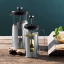 BergHOFF franču kafijas automāts 0.35 l - nerūsējošā tērauda rāmja ar karstumizturīgu stiklu kafijai un tējai