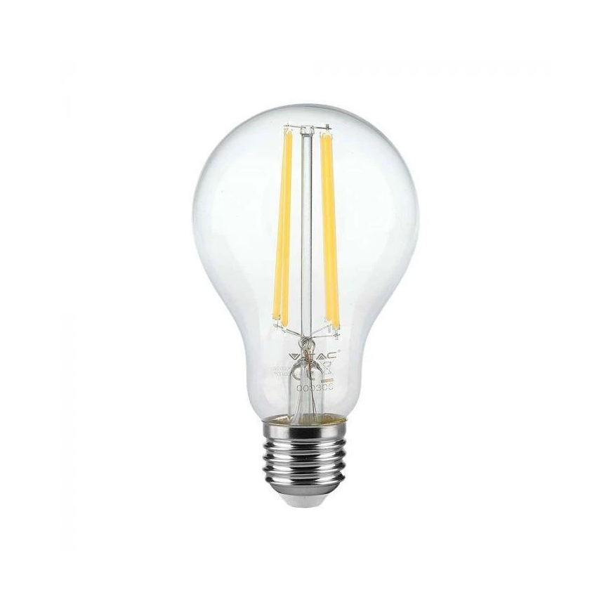 V-tac 12W LED filamenti pirn, E27, A60, 3000K