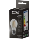 V-tac 12W LED filamenttivalo, E27, A60, 3000K