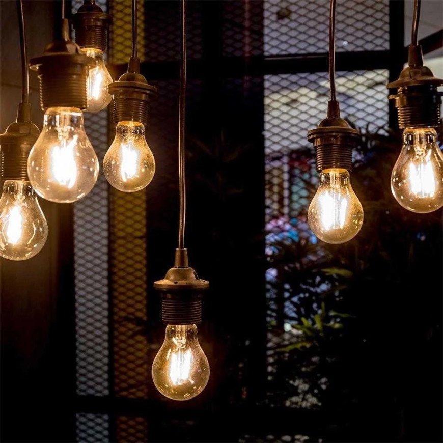 V-tac 12W LED filament bulb, E27, A60, 3000K – 4