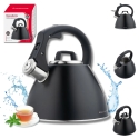 Kettle, Stainless Steel Kettle 2.5 l Matte Black with Soft Handle, Klausberg kb-7952 Kettle, Stainless Steel Kettle 2.5 l Matte Black with Soft Handle, Klausberg kb-7952