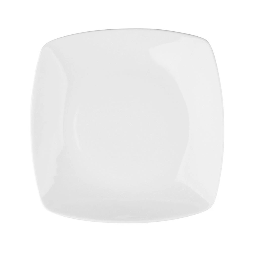 MariaPaula Portselanist Dessert Taldrik MariaPaula Moderna Valge 20,5 cm Ruuduline