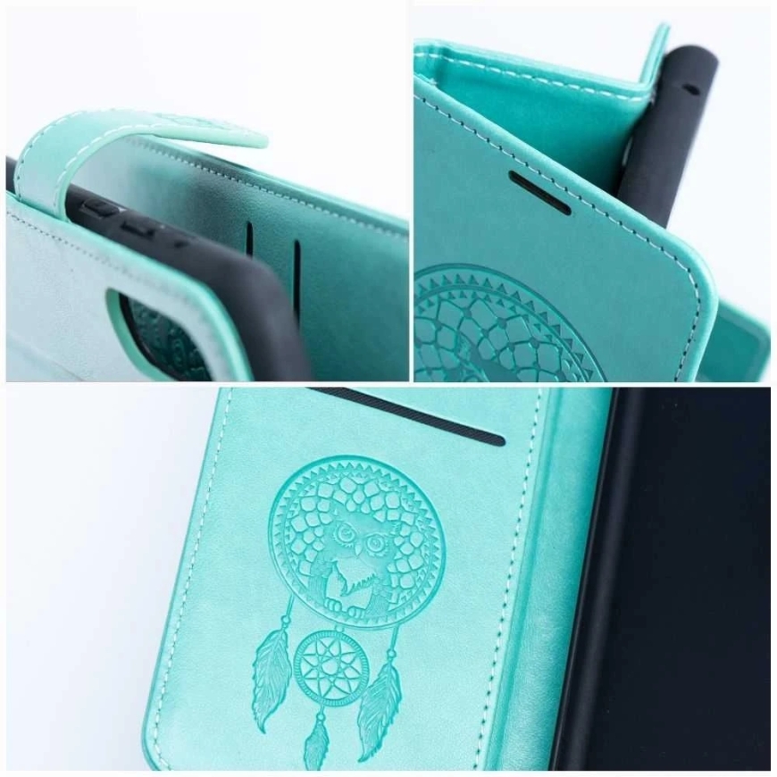 Oem MEZZO flip cover for SAMSUNG A17, "Dreamcatcher", green – 3