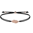 Troll Stygian bracelet with feather black / bronze