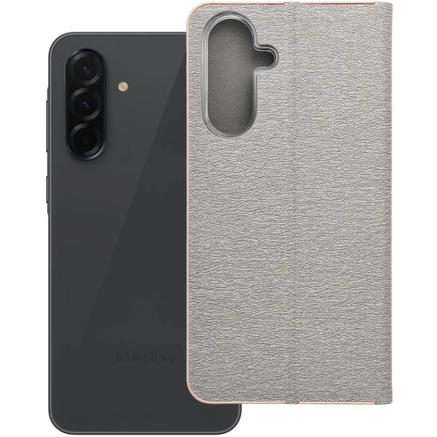 Oem LUNA Book kaitse Samsung Galaxy A36 5G hõbedase värvi – 4