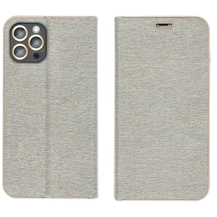 Oem LUNA Book Case for Samsung Galaxy A36 5G silver color – 5