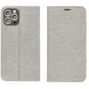 Чехол Oem LUNA Book для Samsung Galaxy A36 5G серебристого цвета