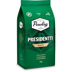 Paulig Presidentti gaišais plikums kafijas pupiņas, 1 kg