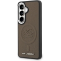 Karl Lagerfeld Embossed Ring Initials MagSafe Case for Samsung Galaxy S26, brown Karl Lagerfeld Embossed Ring Initials MagSafe Case for Samsung Galaxy S26, brown