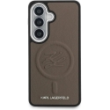 Karl Lagerfeld Embossed Ring Initials MagSafe Case for Samsung Galaxy S26, brown Karl Lagerfeld Embossed Ring Initials MagSafe Case for Samsung Galaxy S26, brown