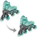 Роликовые коньки Globber Learning 2в1, S/M 30-33, 5+ лет, мятные Роликовые коньки Globber Learning 2в1, S/M 30-33, 5+ лет, мятные
