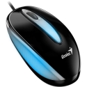 Genius Mouse DX-Mini, 1000DPI, optical, 3 buttons, with USB cable, black, classic, RGB lighting