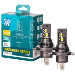 M-TECH LED-lamppu H4, setti 2 kpl. 35W 12V
