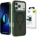 3Mk protective 3mk smoky "MagCase" case for "iPhone 17 Pro" – Green-Translucent