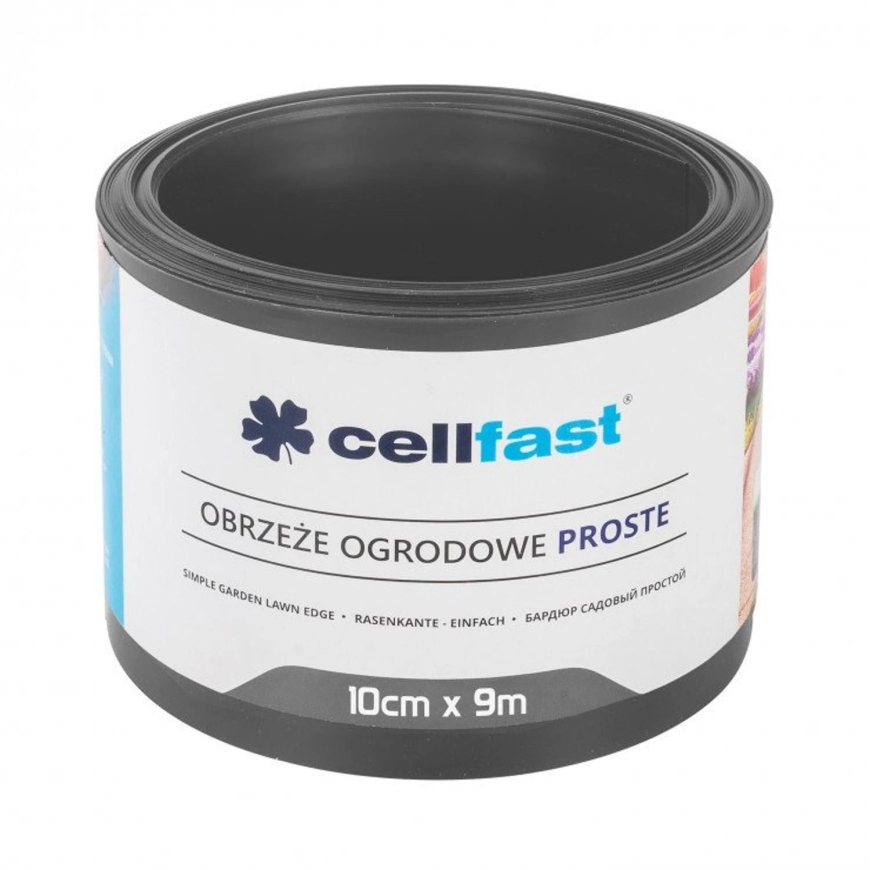 Cellfast Edge Graphite Garden Border, 10 cm x 9 m, Straight