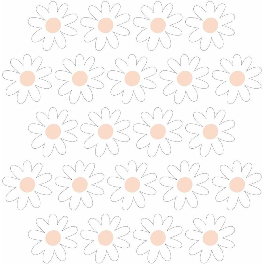 Pastel Love wall stickers daisies VII