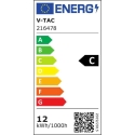 V-tac 12W LED-lamppu T8, 120cm, 4000K V-tac 12W LED-lamppu T8, 120cm, 4000K