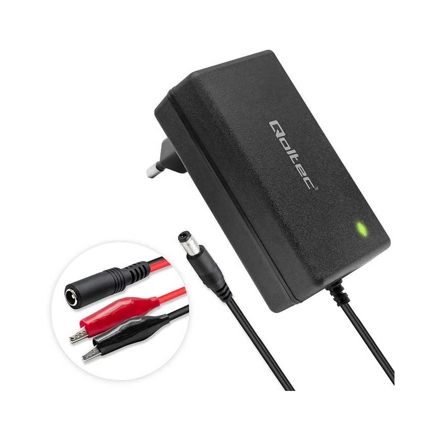 Qoltec Automātiskais 12V 2A lādētājs AGM
