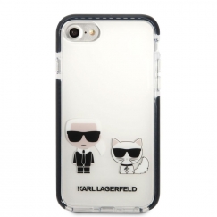 Apple iPhone 7/8/SE2020/SE2022 TPE Karl and Choupette Чехол Белый