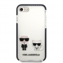 Apple iPhone 7/8/SE2020/SE2022 TPE Karl un Choupette apvalks balts Apple iPhone 7/8/SE2020/SE2022 TPE Karl un Choupette apvalks balts