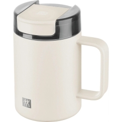 ZWILLING THERMO PLUS Thermal Mug with Holder - 380 ml, Cream