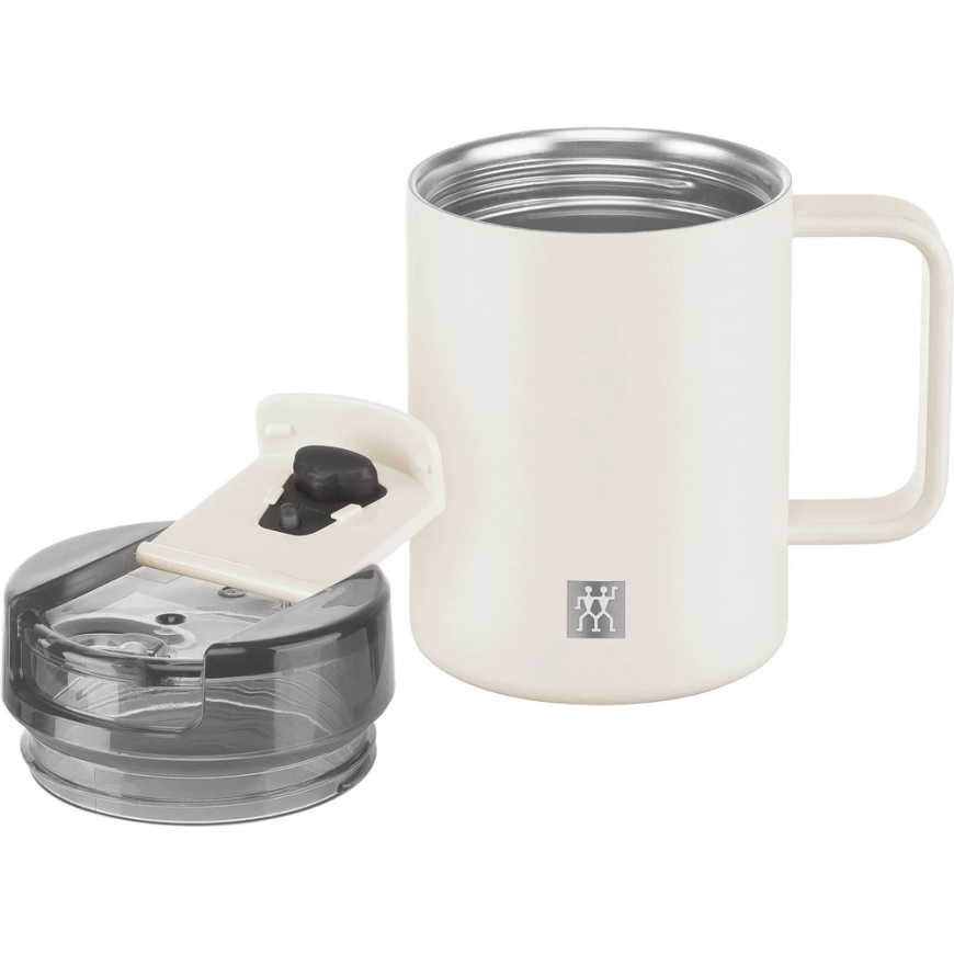ZWILLING THERMO PLUS Thermal Mug with Holder - 380 ml, Cream – 2