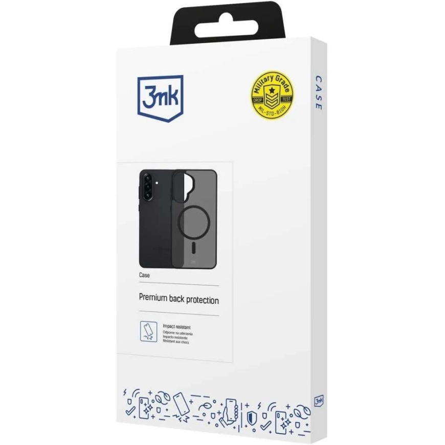 3MK Smoke MagCase Samsung Galaxy A57 5G musta – 3