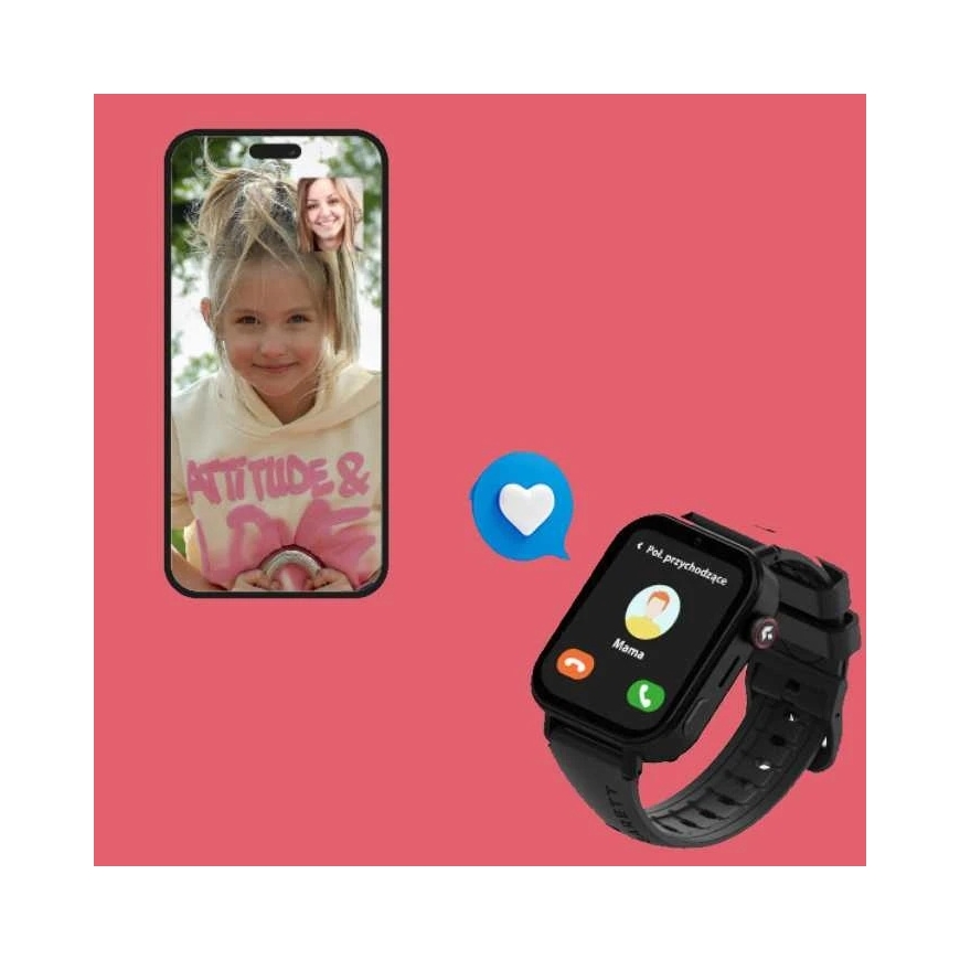 Smartwatch for Kids with Lithuanian Menu Garett Kids Rel 4G Pink – 3
