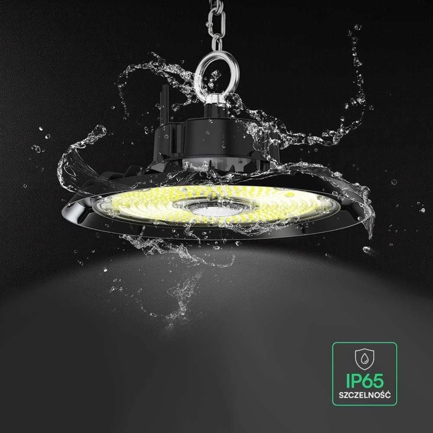 V-tac 100W LED UFO varastovalaisin, musta, 6500K, CREE LED-siru – 3