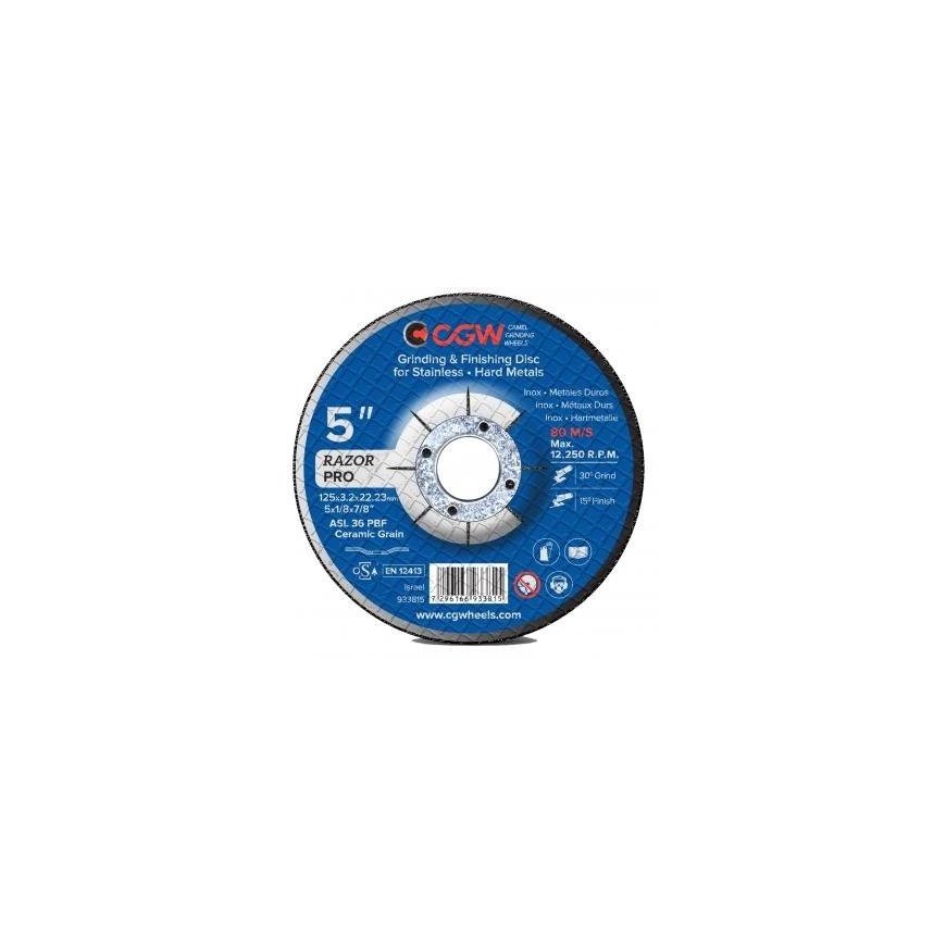 Hõõrdumisplaat 125x3.2x22.23 Razor CGW