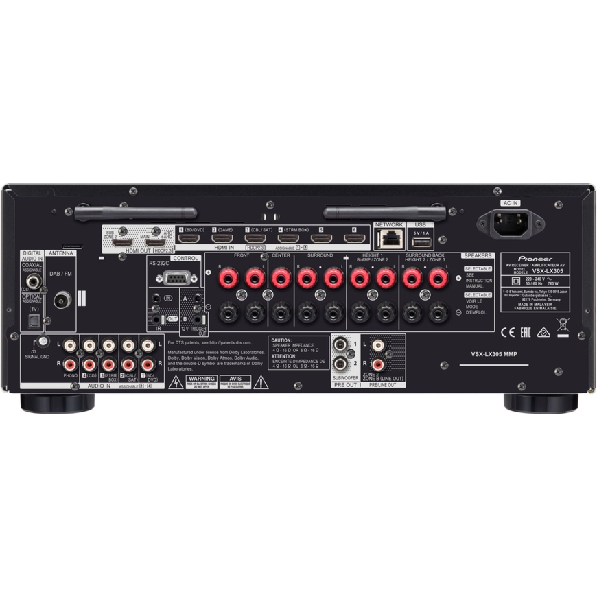 Pioneer VSX-LX305 hõbedane kodukino vastuvõtja – 3