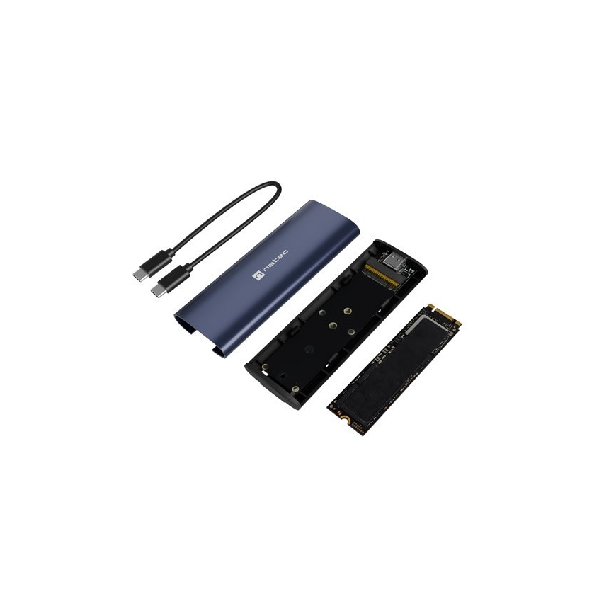 NATEC RHINO M.2 NVMe LITE SSD korpus Jūros mėlyna – 5