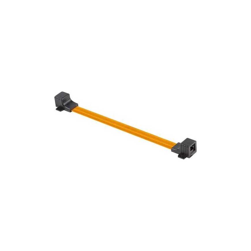 Lanberg Inline-ühendaja slim RJ45 Cat.5e 23 cm Oranž