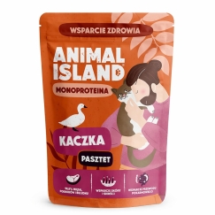 ANIMAL ISLAND Mono Duck - märg kassitoit - 100g