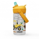 Thrive Flip Straw Bērnu 0,4L Traktori un Koki Thrive Flip Straw Bērnu 0,4L Traktori un Koki