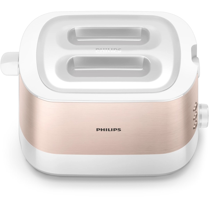 Philips Viva Collection HD2638/11 toaster 7 2 slice(s) 950 W Rose gold, White – 2