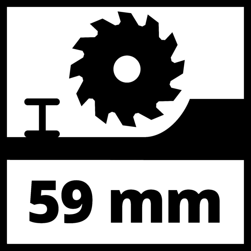 EINHELL Bezvadu apļzāģis 18V TP CS 18/165 Li BL SOLO 4331225 – 3