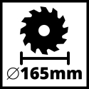 EINHELL Akumuliatorinis diskinių pjūklas 18V TP CS 18/165 Li BL SOLO 4331225 EINHELL Akumuliatorinis diskinių pjūklas 18V TP CS 18/165 Li BL SOLO 4331225