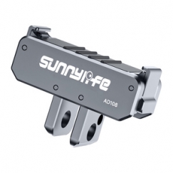 Sunnylife alumiiniumist kahetasandi kinnituseadapter Osmo Nano / Action 6 jaoks
